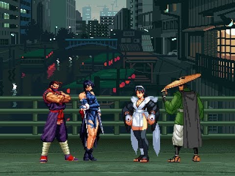 Shiki & Eiji vs Iroha & Zantetsu