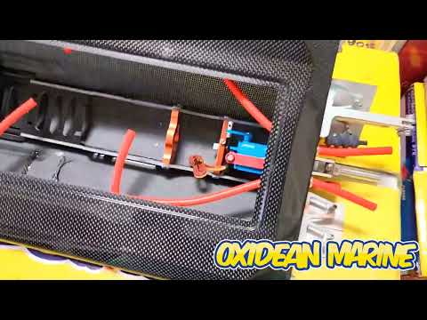 Oxidean Marine Dominator Mono rc boat Hull and Hardware for Proboat Sonicwake