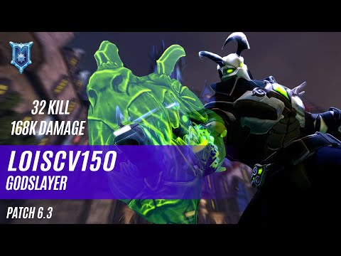 32 KILL 168K DAMAGE LOISCV150 ANDROXUS PALADINS COMPETITIVE (PATCH 6.3) GODSLAYER