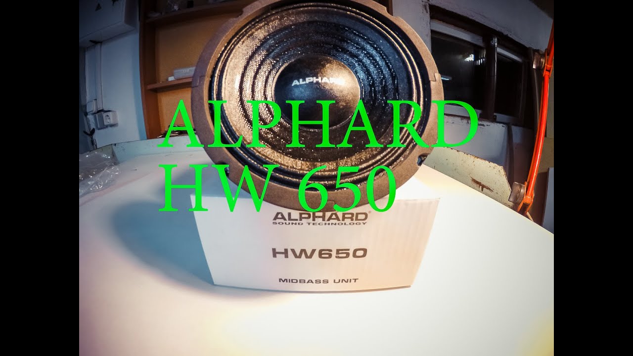 Динамики Alphard HW 650 4OHM