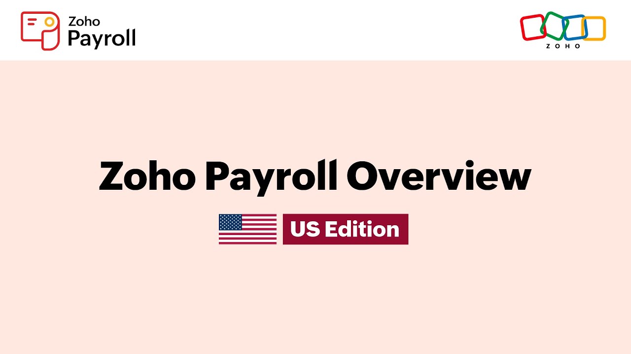 Zoho Payroll Overview - US Edition