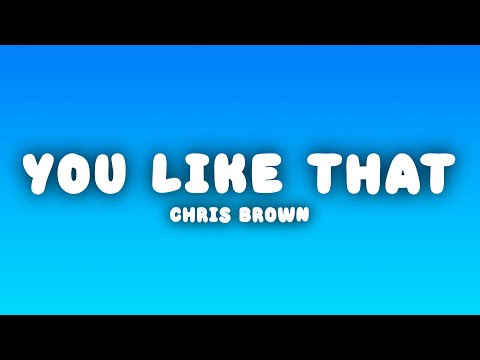 Chris Brown - You Like That (Lyrics)