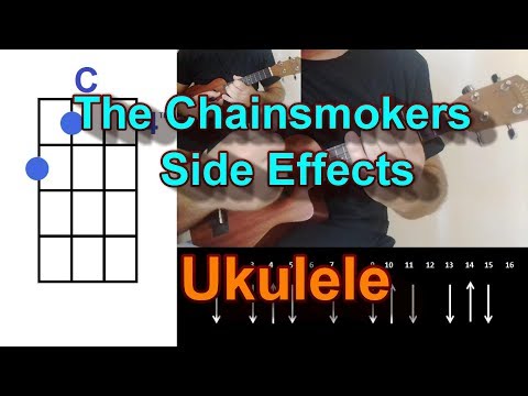 The Chainsmokers Side Effects ft  Emily Warren Ukulele Cover