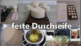 feste Duschseife, Dusch Bars einfach hergestellt