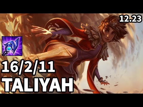 Taliyah Jungle vs Sylas - KR Master | Patch 12.23
