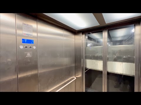 2020 ThyssenKrupp MRL Traction Elevator @ Lindholm Railwaystation, Nørresundby, Denmark