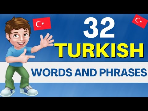 Commonly used Turkish Words and Phrases in Turkish with English Translation | ANIMATED
