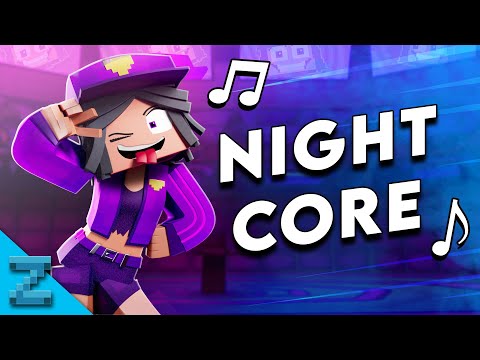 ZAMination 2 - NIGHTCORE "Purple Girl" (I'm Psycho) - Minecraft Animation Music Video