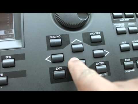 How to change sounds on the Yamaha Motif XF8