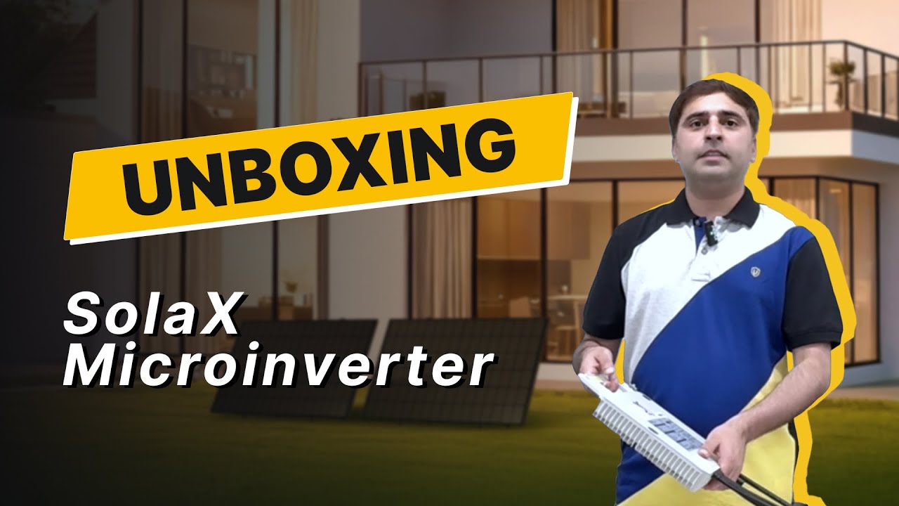 SolaX  Microinverter 2MPPT Unboxing: Power Up Your Home! ⚡