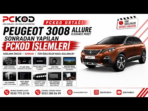 Peugeot 3008 Allure Elegance: Gizli Özellik Aktivasyonu