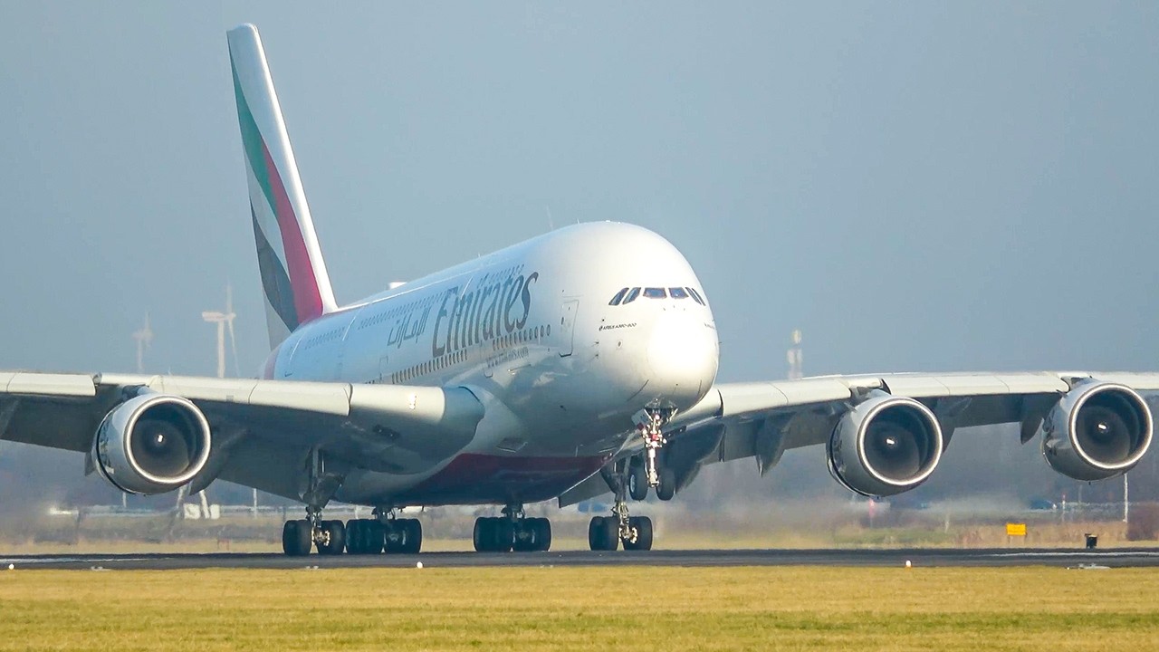60 MINUTES PURE AVIATION - AIRBUS A380 LANDING at Amsterdam, Boeing 747 ... (4K)