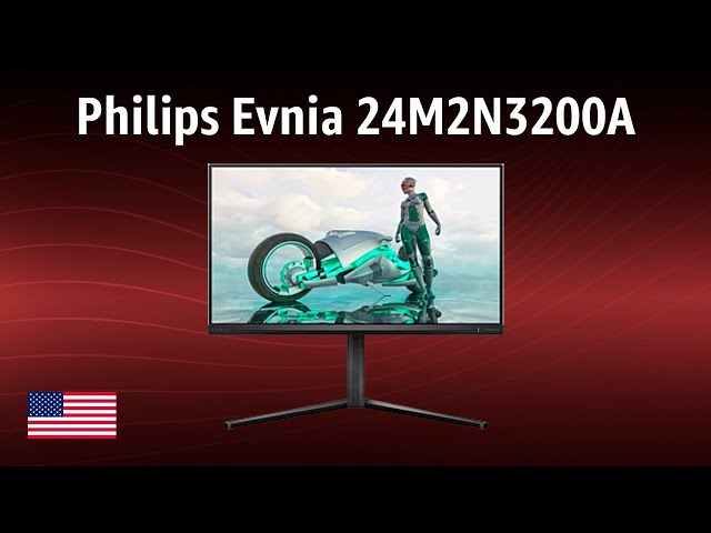 Vídeo relacionado con Philips 24M2N3200AM - Monitor Gaming Full HD de 24 Pulgadas, 180 Hz, 1ms GtG, FreeSync Prem., G-Sync Comp. (1920x1080, 2X HDMI, DisplayPort) Negro/Gris