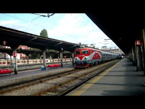 IC553 Bucuresti N. - Suceava plecand din Gara de Nord cu o Locomotiva Bobica (clasa 46)