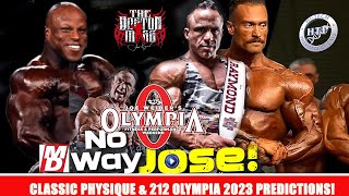 2023 Olympia 212 & Classic Physique Predictions | No Way, Jose with "The Boston Mass" Jose Raymond