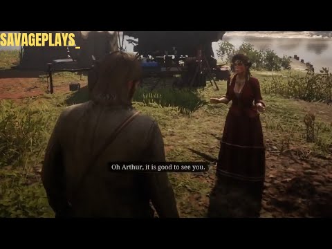 Arthur realizes Marybeth is not as innocent as she looks-Rdr2