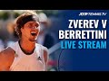 Alexander Zverev v Matteo Berrettini live stream | 2021 Mutua Madrid Open
