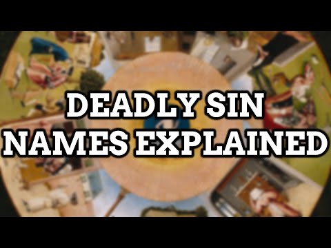 Seven Sins Names