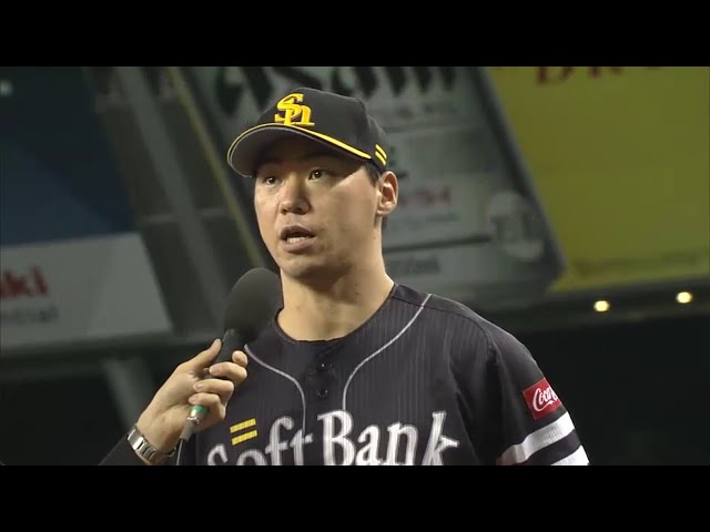 ホークス・長谷川選手ヒーローインタビュー 2016/8/30 L-H