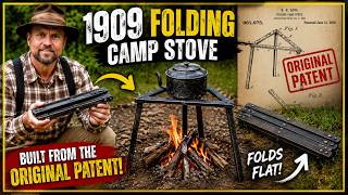 I Rebuilt a Forgotten 1909 Folding Camp Stove! — From the Original Patent!