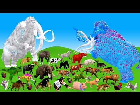 Incredible Animals Race vs Dinosaurs vs Prehistoric Mammals Speed Race Run: Who Will Win?ARBS #2026