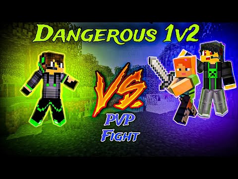 Deadly 1v2 Minecraft PE PVP Fight | Bro999 Gamerz
