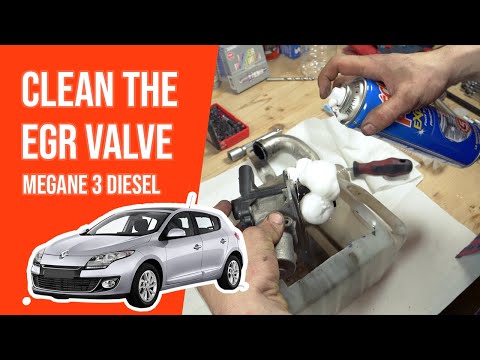 How to clean the EGR valve MEGANE 3 1.5 dCi ♻️