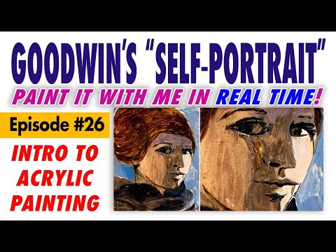 Paint Betty Goodwin's "Self-Portrait" (1950-56)! – Free Intro to Acrylic Painting Class #26