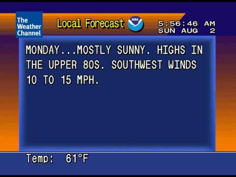 WeatherStar 4000 Emulator   8/2/2009