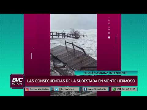 Monte Hermoso: preocupación por los daños y el impacto de cara al verano