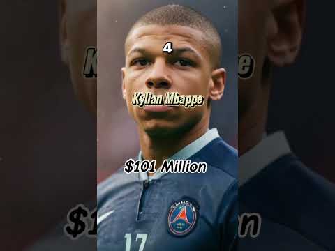 World's highest paid football players 2024 #mindblownfats #top5most #highest paid football players