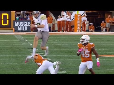 Baylor's Seth Russell Shows Off Rushing Ability Against Texas | CampusInsiders