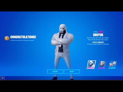 Unlock Ghost or Shadow style for Brutus