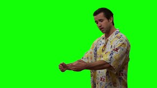 Mac "I won't change my mind, cause I'm an american" It's Always Sunny in Philadelphia green screen