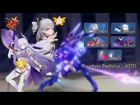 [Ex abyss Redlotus 437D] S0 Hare/Misteln & SS0 Prometheus Gameplay Showcase - Hi3 6.6 Beta