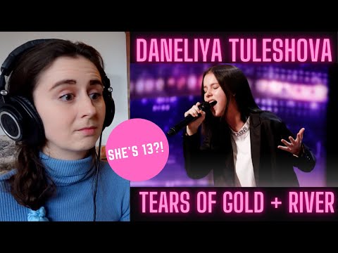 Singers First Reaction to Daneliya Tuleshova - Tears of Gold (AGT) + River