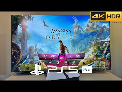 Asassin's Creed Odyssey PS5 Pro Gameplay With LG Oled TV 4K (ps4 image enhancement)