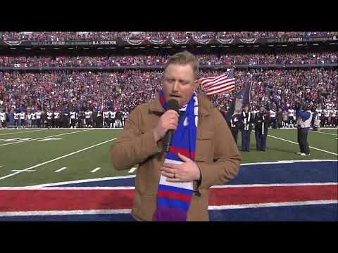 Star Spangled Banner -RJ Scouton -Bills vs Ravens 2019