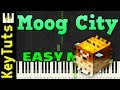 Moog City From Minecraft Easy Mode Piano Tutorial Synthesia
