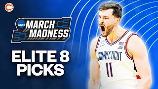 NCAA TOURNAMENT PICKS TODAY! ELITE 8 SUNDAY BEST BETS!