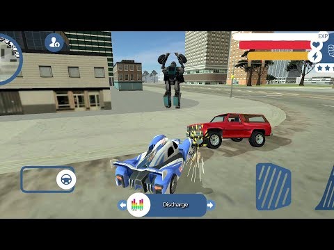 Supercar Robot (Super Car Robot Collision Red Jeep Car) || Naxeex Robots || Android GamePlay HD