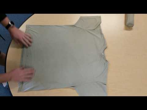 How to ranger roll a t-shirt!