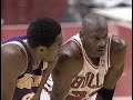 Michael Jordan Vs Kobe Bryant 1997 Bulls Vs Lakers December 17 1997 Points Jordan 36 Kobe 33