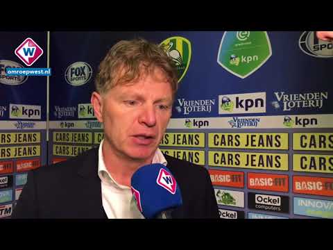 Interview Fons Groenendijk na ADO Den Haag - AZ