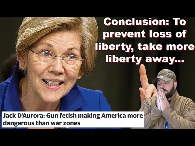 Gun Controllers latest conclusion: In order to preserve Liberty, revoke more Liberty... it hurts...