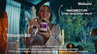 Wellcare ile Yaşamayı Sevicen - Magnezyum + Vitamin B6