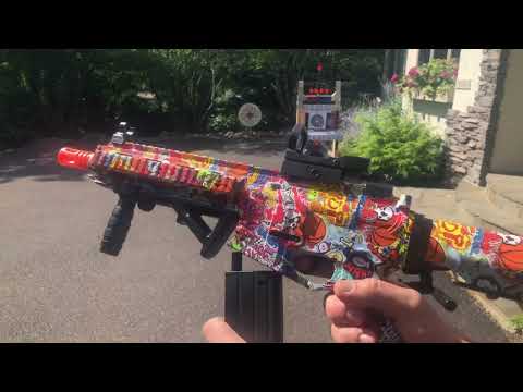 Showcase-Setup-Demo and FPS Test: ZYMYYLF M416 Gel Ball Blaster (Comics)