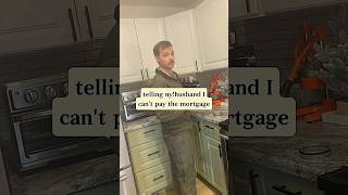 Telling husband I can’t pay this month mortgage prank🙈🤣#viralvideo#prank#usa🇺🇸 #fyp