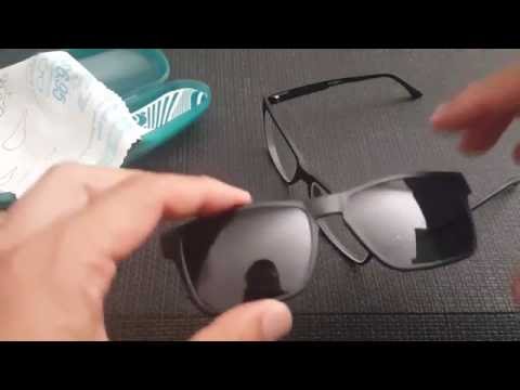 Zenni optical magnetic prescription polarized glasses unboxi...