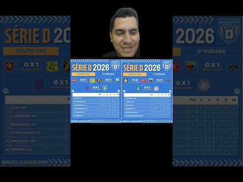 GAMA 100% NA SÉRIE D LÍDER DO GRUPO 3 ! GOIATUBA-GO NA LIDERANÇA DO GRUPO 4 ! CLASSIFICAÇÃO SÉRIE D